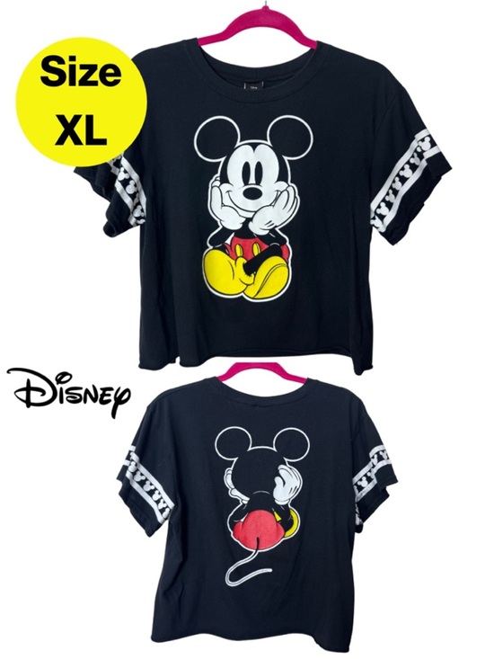 Disney Tops - 3/for $15 🍒DISNEY’s Mickey Black Short Sleeve Character Tee (Womens X-Large)